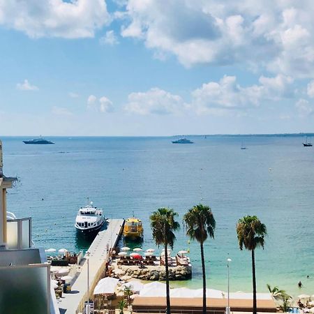 Hotel Courbet Juan-les-Pins Bagian luar foto