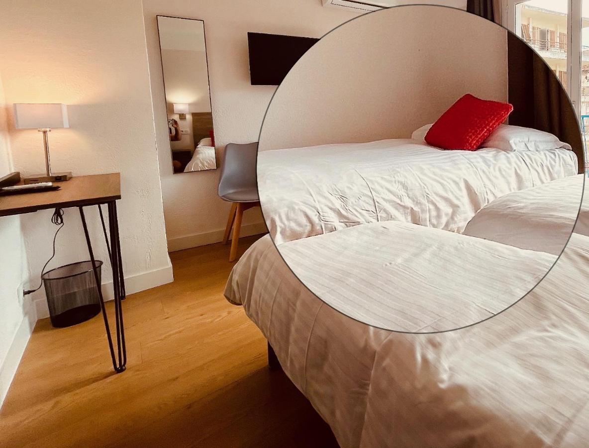 Hotel Courbet Juan-les-Pins Bagian luar foto