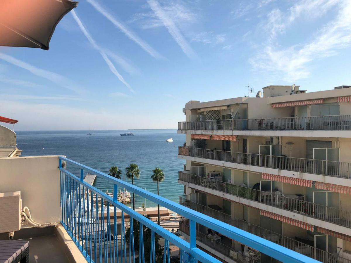 Hotel Courbet Juan-les-Pins Bagian luar foto